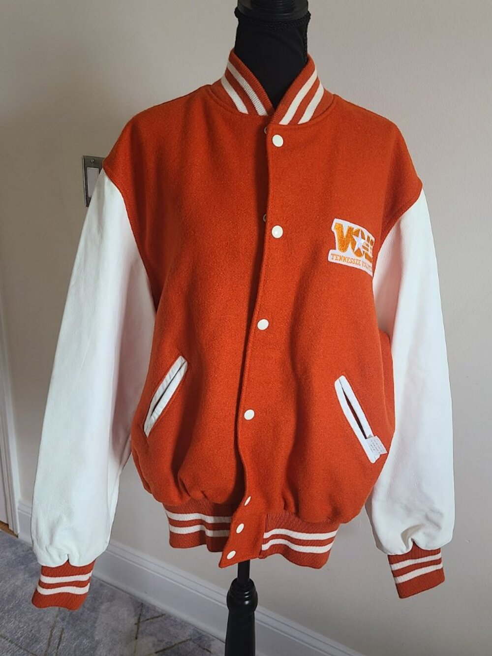 Vintage Tennessee Volunteers Vols Holloway Varsity Letterman Jacket XL USA Made